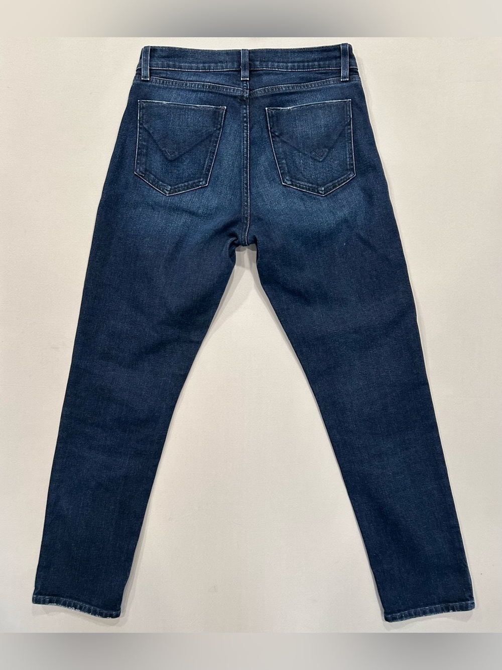 Hudson Lana Boyfriend Slim  Straight Dark Blue Jeans Size 28